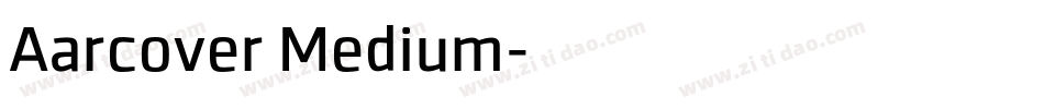 Aarcover Medium字体转换